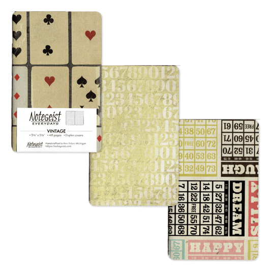 EVERYDAYS Vintage – Casino (Ruled) - Notegeist Bindery
