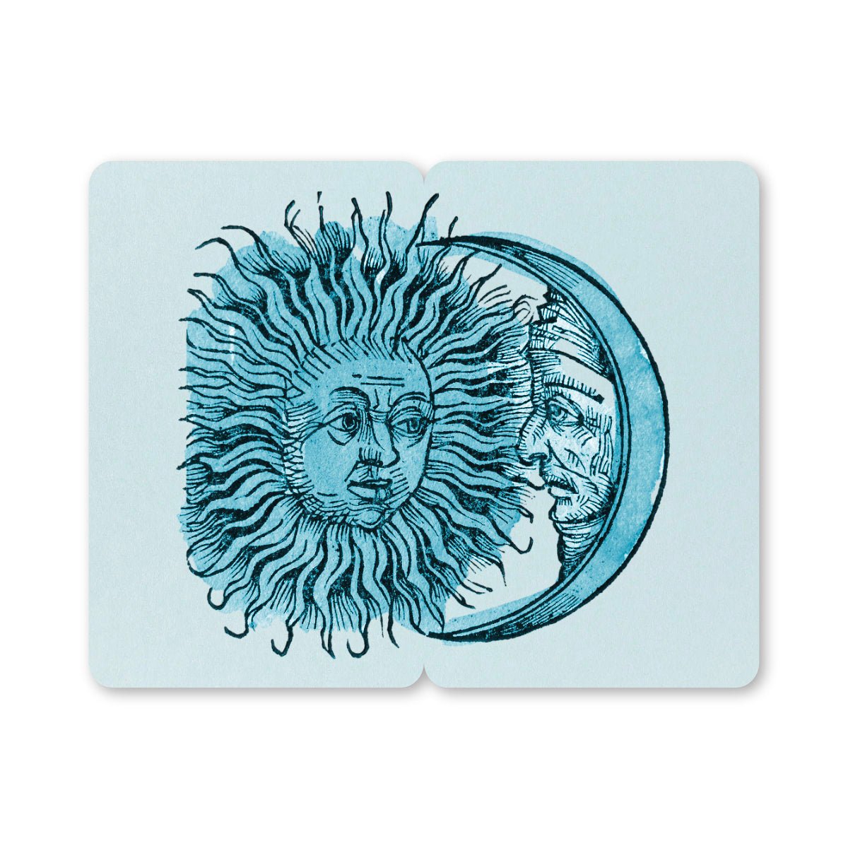 Pocket Notebooks - Blue Moon - Notegeist Bindery