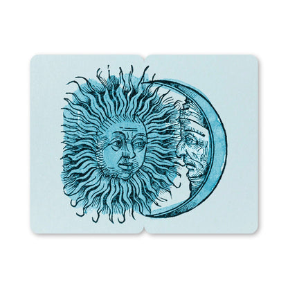 Pocket Notebooks - Blue Moon - Notegeist Bindery